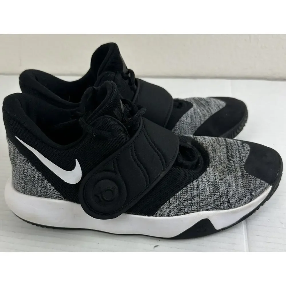 Nike KD Trey 5 VI Low Black White Basketball Shoes Size 7Y Some Scuffs